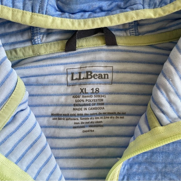 LL Bean Kids' Airlight Full-Zip Hoodie, Colorblock - Picture 3 of 9